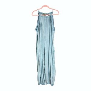 Free People Jumpsuit Romper Onesie Size XS Excellent Condition Soft Blue
